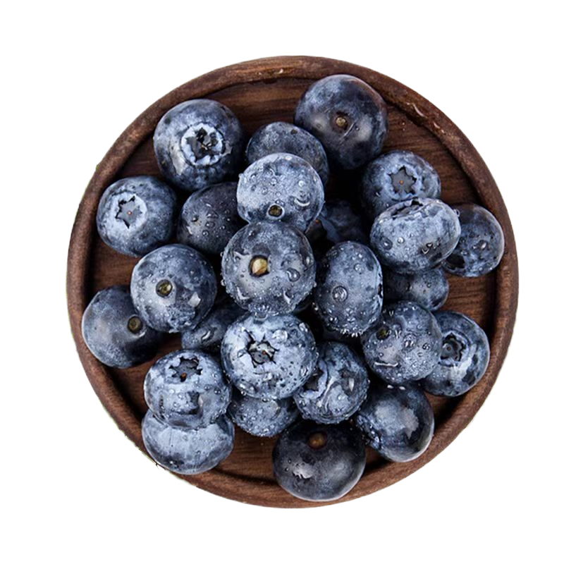 [五个农民]精品丹东蓝莓大果国产新鲜水果 单果18mm+(4盒装)顺丰发货