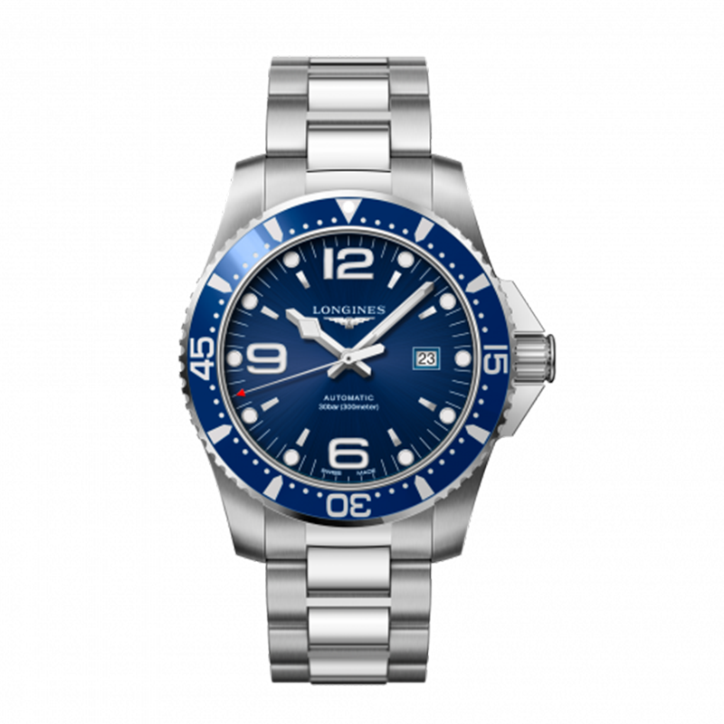 [苏宁自营]浪琴(Longines)瑞士手表康卡斯潜水系列L38414966机械钢带男表L3.841.4.96.6