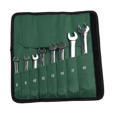 长鹿 镜面两用扳手组套 8PCS
