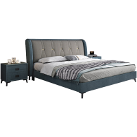 梵宜意式轻奢K104#婚床主卧室现代简约软包1.8米双人床1.5米大床