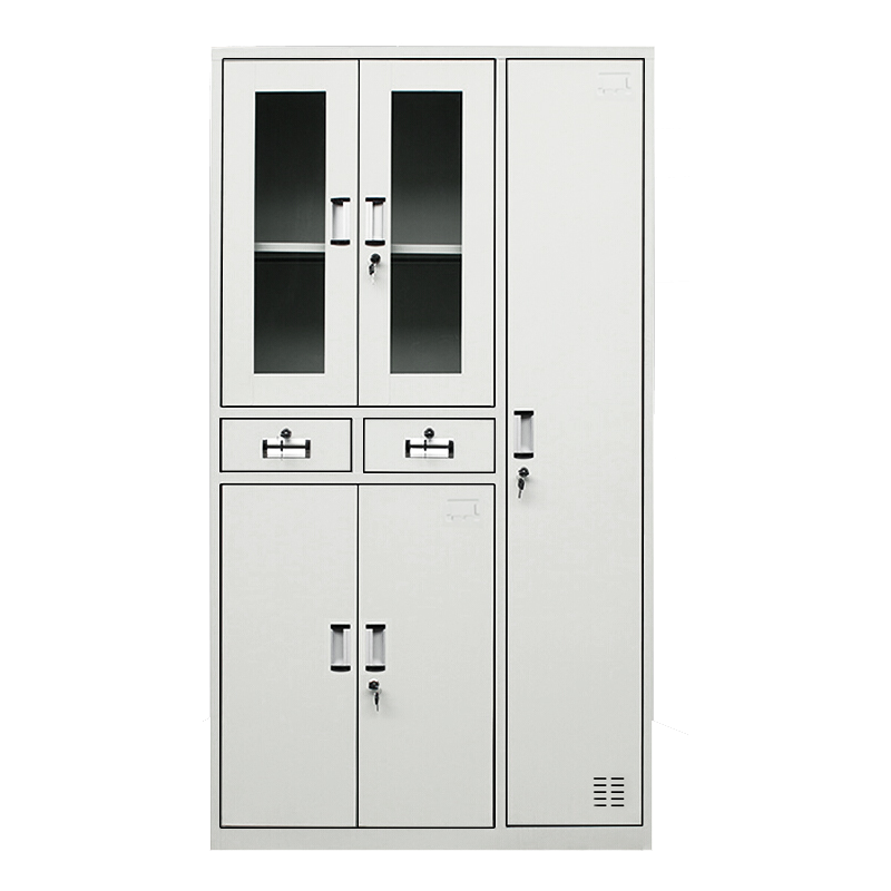 永格更衣柜文件柜办公柜铁皮柜资料档案柜储物柜五门更衣柜
