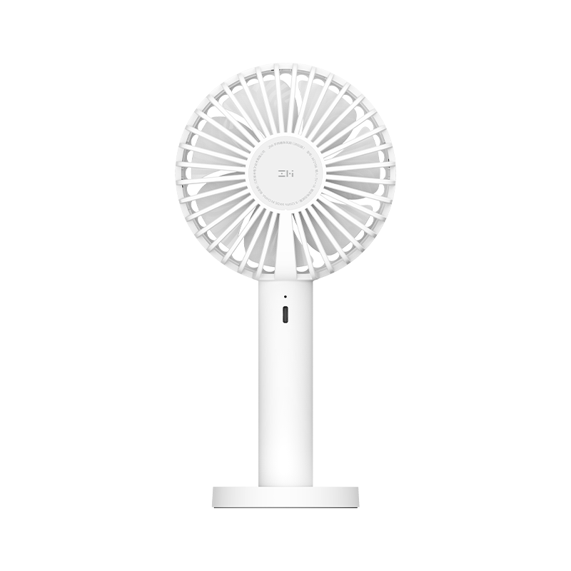 ZMI 手持随身风扇迷你学生办公室桌面教室USB充电小风扇 白色
