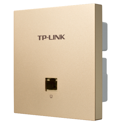 普联(TP-LINK)TL-XAP3002GI-PoE 薄款香槟金(方)AX3000M双频千兆WiFi6无线面板AP 86型墙壁式商用别墅企业级家用大户型全屋wifi覆盖接入组网