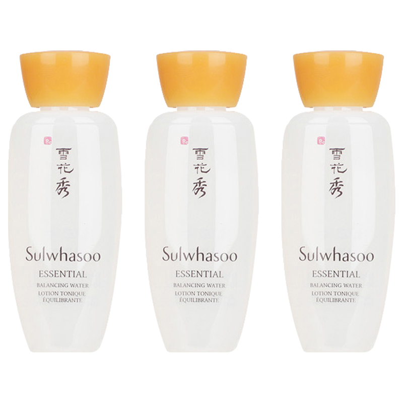 SULWHASOO雪花秀滋盈肌本润颜水30ml*3保湿提亮控油嫩滑