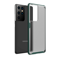 安美宝 三星s22plus手机壳S21透明硅胶防摔保护套Galaxys22+个性创意S21ultra简约超薄磨砂款外壳潮