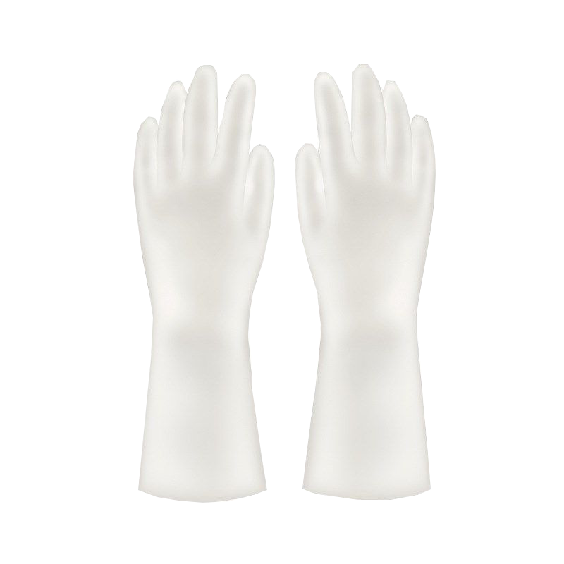 洗碗手套女 洗衣服家用家务白色 1双