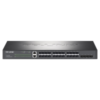 TP-LINK TL-SH5428F 万兆上联三层网管网络交换机24千兆光口+4万兆光口10G企业级商用办公酒店宾馆组网