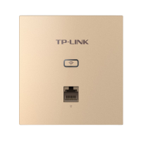 TP-LINK 1200M双频千兆无线面板AP TL-AP1202GI-PoE 薄款香槟金(方) 86型墙壁式 商用别墅酒店企业级家用大户型全屋wifi覆盖接入点路由器组网