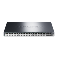TP-LINK TL-SH5654 万兆上联三层网管网络交换机48千兆网口+6万兆光口10G企业级商用办公酒店宾馆组网