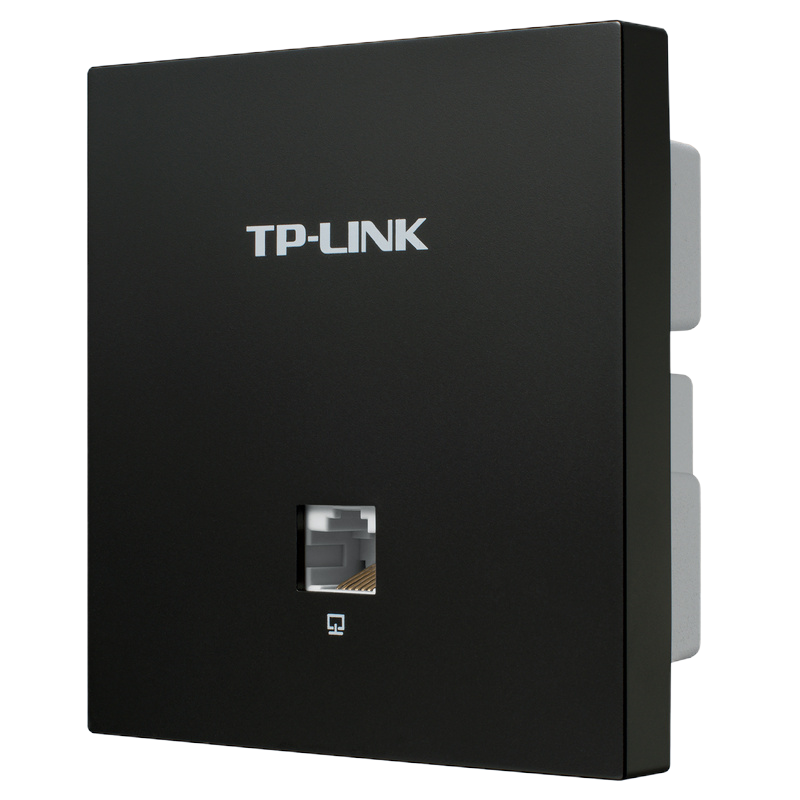 普联(TP-LINK)TL-XAP3002GI-PoE 薄款碳素黑(方)AX3000M双频千兆WiFi6无线面板AP 86型墙壁式商用别墅企业级家用大户型全屋wifi覆盖接入组网