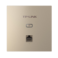 TP-LINK 1200M双频千兆无线面板式AP TL-AP1202GI-PoE 薄款米兰金(方) 86型墙壁式 商用别墅酒店企业级家用大户型全屋wifi覆盖接入点路由器组网