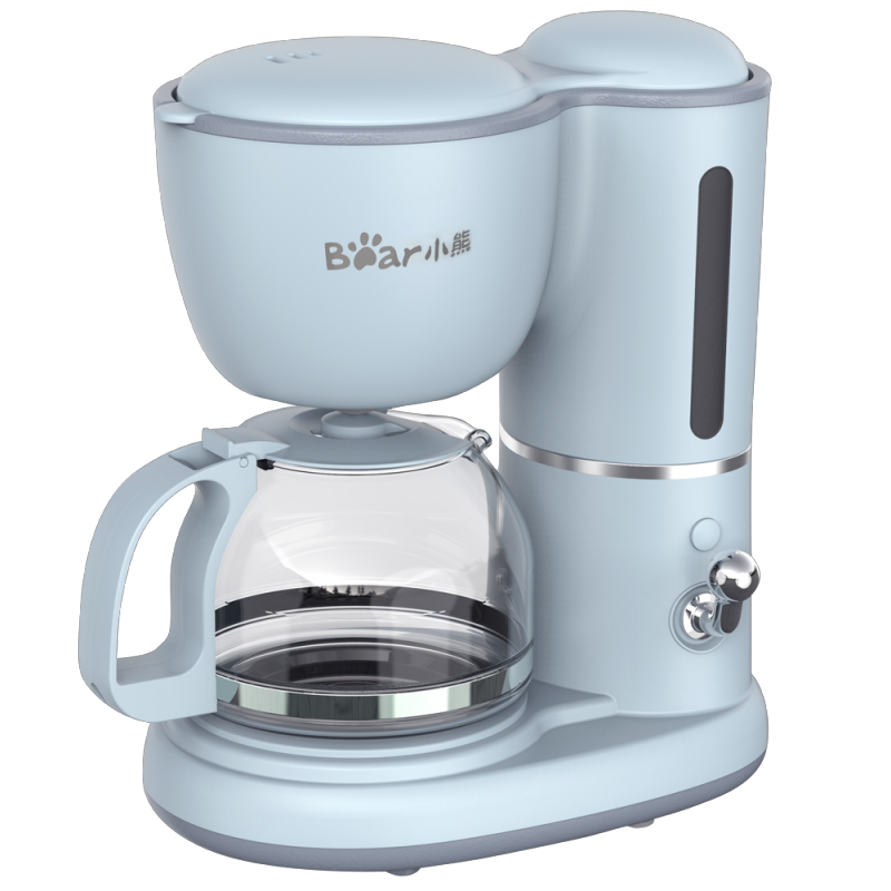 小熊(bear)咖啡机 美式家用600ml滴漏式小型迷你煮茶器泡茶壶电热水壶煮咖啡壶浓度可调+部件可拆KFJ-A06K1