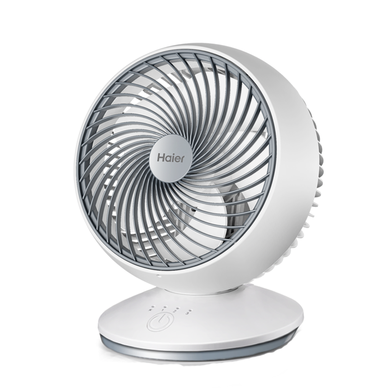 海尔(Haier)空气循环扇 三档调节台式宿舍电风扇家用落地扇轻音桌面电扇涡轮对流风扇HFT-J1831/1831C