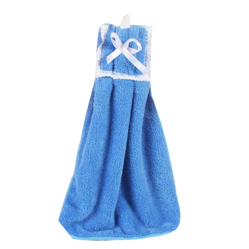 馨牌 毛巾家纺靓家带挂钩擦手巾 卫生间擦手布超强吸水厨房擦手毛巾手帕