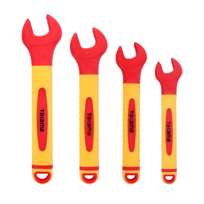 高松(takama)绝缘开口板手(vde耐压1000V)12mm v201012/1把