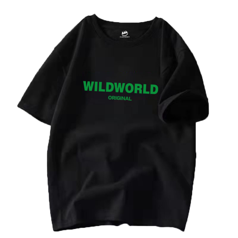 Claw money短袖t恤男2022夏季新款潮男纯棉宽松体恤男生圆领衣服