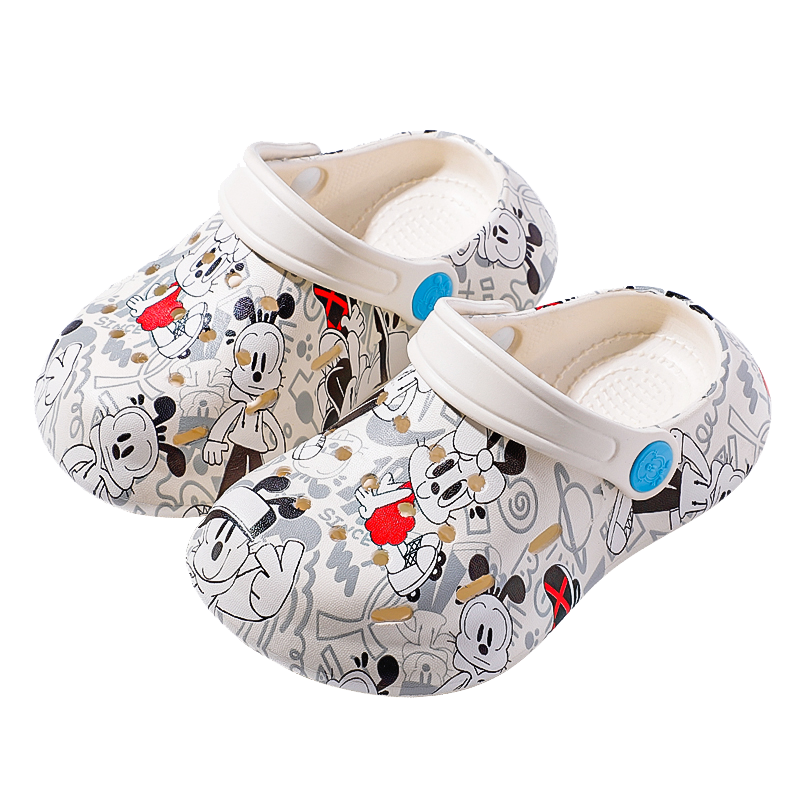 巴布豆儿童洞洞鞋夏季2-8岁中小童男女沙滩凉拖鞋EVA花园鞋BD20215-3