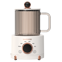 大宇(DAEWOO)养生壶煮茶器迷你养生多功能煮茶壶小容量养生水壶小型养身茶壶保温Y01-布丁白