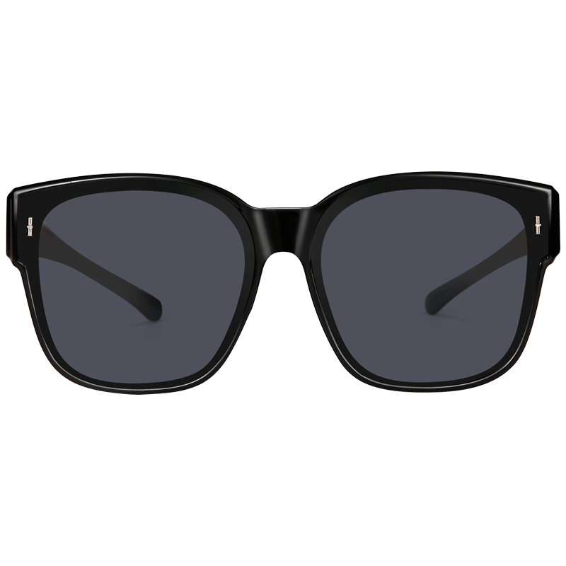 帕森偏光太阳镜 TR材质大框韩版潮男女通用近视专用套镜新品12106