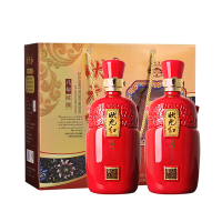古越龙山绍兴黄酒 八年陈状元红1L*6瓶礼盒装