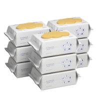 babycare湿巾婴儿手口专用宝宝新生儿湿纸巾擦屁屁加厚80抽9包