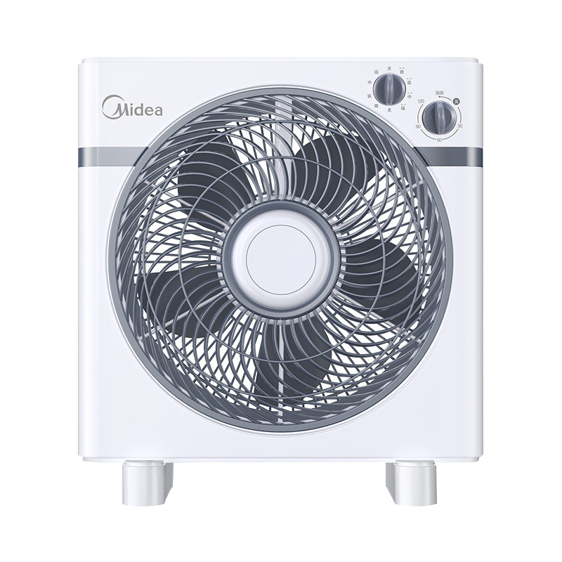美的(Midea)家用节能定时电风扇五叶台式转页扇办公室学生宿舍低噪台扇落地风扇 KYT30-15AW