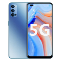 特价![二手8成新]OPPO Reno4 晶钻蓝 8GB+128GB全网通 6.4英寸屏骁龙765G双卡拍照备用5G手机
