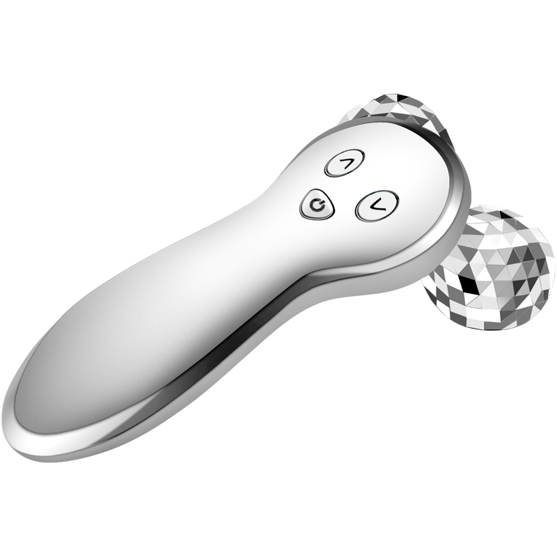 安尚美容仪无线充电针灸震动V脸夹身体非瘦脸仪美容滚轮脸部滚轮微电流按摩器咬肌双下巴提拉面部V脸仪美容棒神器