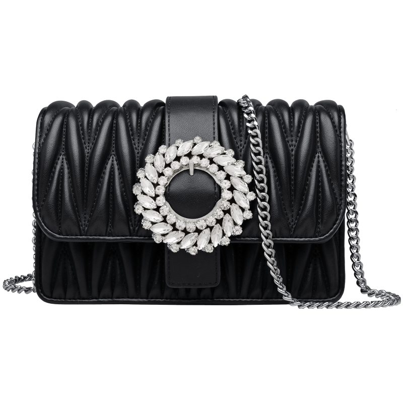 金狐狸包包女夏斜挎包女包2022新款潮小方包时尚单肩包链条包