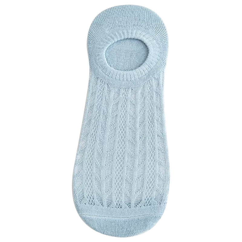 [10双装]隐形空调袜女夏季薄款船袜新款隐形袜不掉跟短袜浅口可爱透气网眼