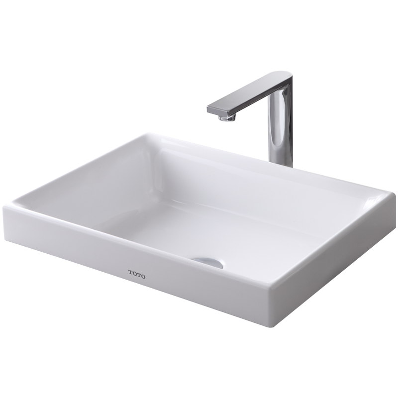 TOTO台上盆LW1715B陶瓷方形智洁技术洗脸盆卫生间陶瓷卫浴洗手盆