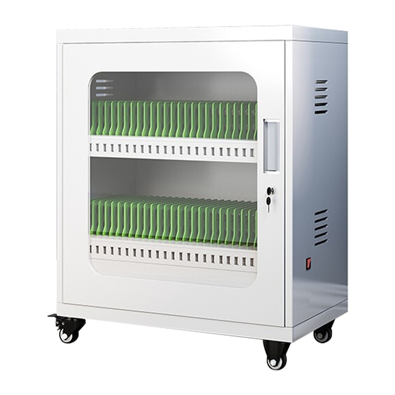 永格手机充电柜usb接口教室存放箱保管柜ipad平板电脑充电柜40位2A带轮子款平板充电柜