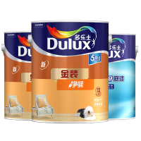 多乐士(Dulux)金装五合一净味乳胶漆内墙面漆油漆涂料 A997+A914 15L套装