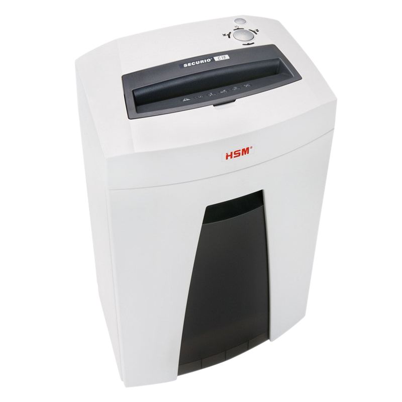 赫斯密(HSM)SECURIO C18小型家用/商用办公碎纸机5级保密单次9张25L可碎光盘 25L 1.9*15mm