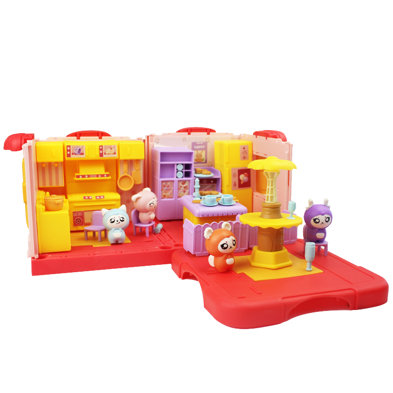 苏宁宜品亲子汇拼女孩惊喜百宝箱拼装娃娃屋过家家玩具屋盲盒儿童男孩3-10岁生日礼物