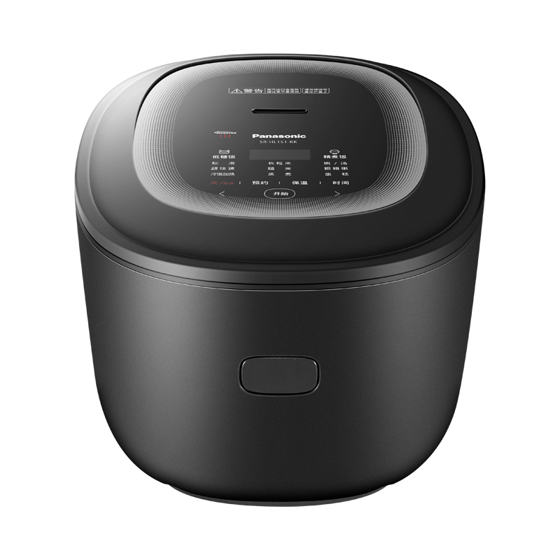 松下(Panasonic)电饭煲 SR-HL151-KK 电饭锅 IH电磁加热 多功能烹饪智能预约 4.2L 黑色