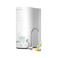 美的(Midea)全屋净水600G花生套装[花生大象+管线机MG908A-R]智能家电净水器 家用直饮RO反渗透净水器