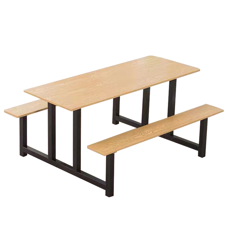 匡大 连体餐桌椅学校食堂餐桌椅组合 餐桌四人位 KDT939