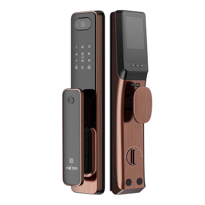 凯迪仕小迪ones 指纹锁智能锁密码锁家用防盗门锁 全自动智能门锁 电子锁雅典黑