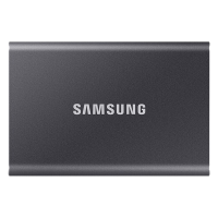 三星(SAMSUNG) T7太空灰 500G Type-c USB 3.2 移动固态硬盘(PSSD)MU-PC1T0T/WW