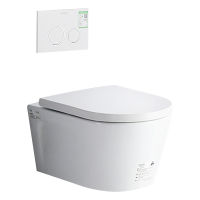 箭牌(ARROW)壁挂式马桶 嵌入墙排家用隐藏水箱悬挂式坐便器AE2001H套装
