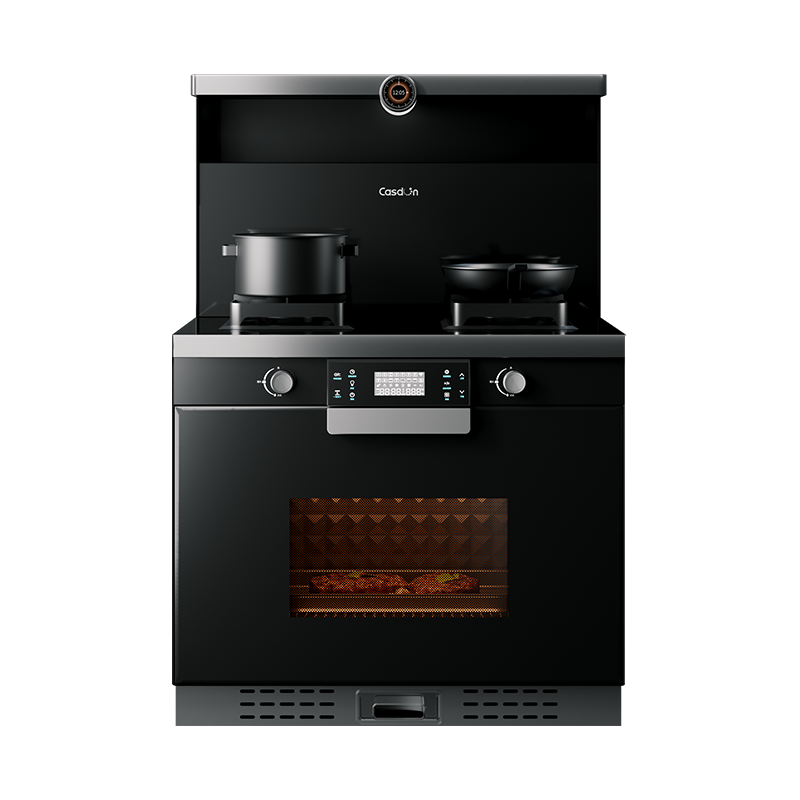 凯度(CASDON)G1E集成灶蒸烤一体集成灶一体灶 蒸箱烤箱一体式 抽油烟机套装 JJZT-B2S8-G1E 天然气