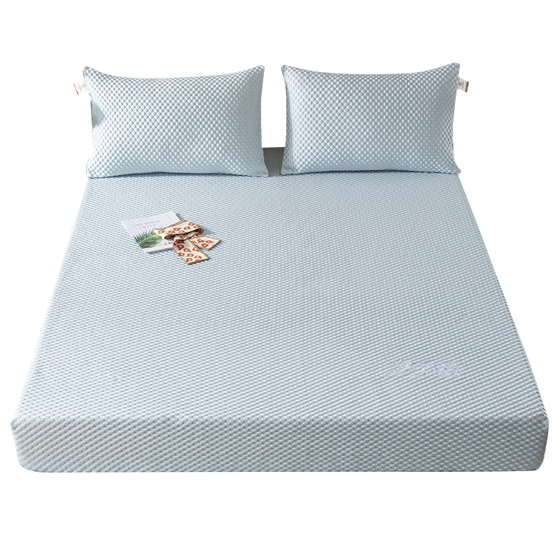洁丽雅床品2022年新款凉豆豆冰席床笠三件套床罩宿舍床垫保护罩套罩