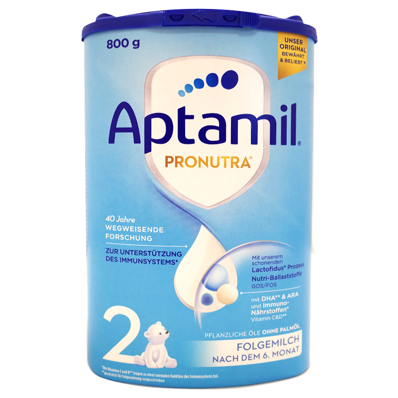 [保税区发货]Aptamil德国爱他美婴幼儿配方奶粉2段800g 2023.3
