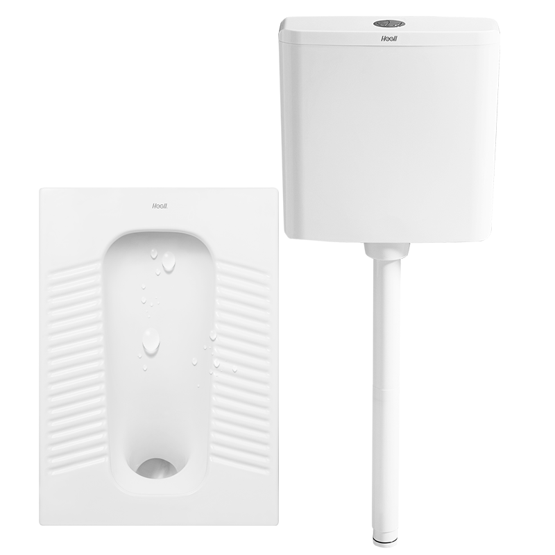 恒洁(HeGII)蹲便器水箱蹲便器套装