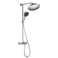 汉斯格雅花洒黑色淋浴花洒套装飞雨Selet 120三出水手持花洒莲蓬头带下出水龙头