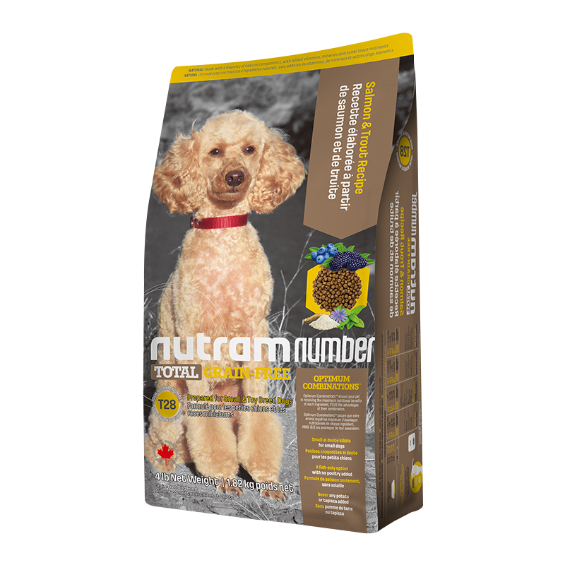 TM纽顿狗粮 加拿大进口 成犬幼犬通用型无谷全价犬粮 T28-鲑鱼&鳟鱼1.82kg