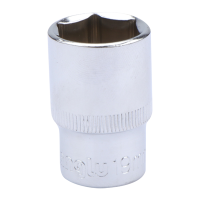 长鹿 1/2”碳钢镜面六角套筒 18mm