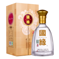今世缘 白酒 国缘对开 柔雅型 42度 500ml 单瓶装 商务婚宴