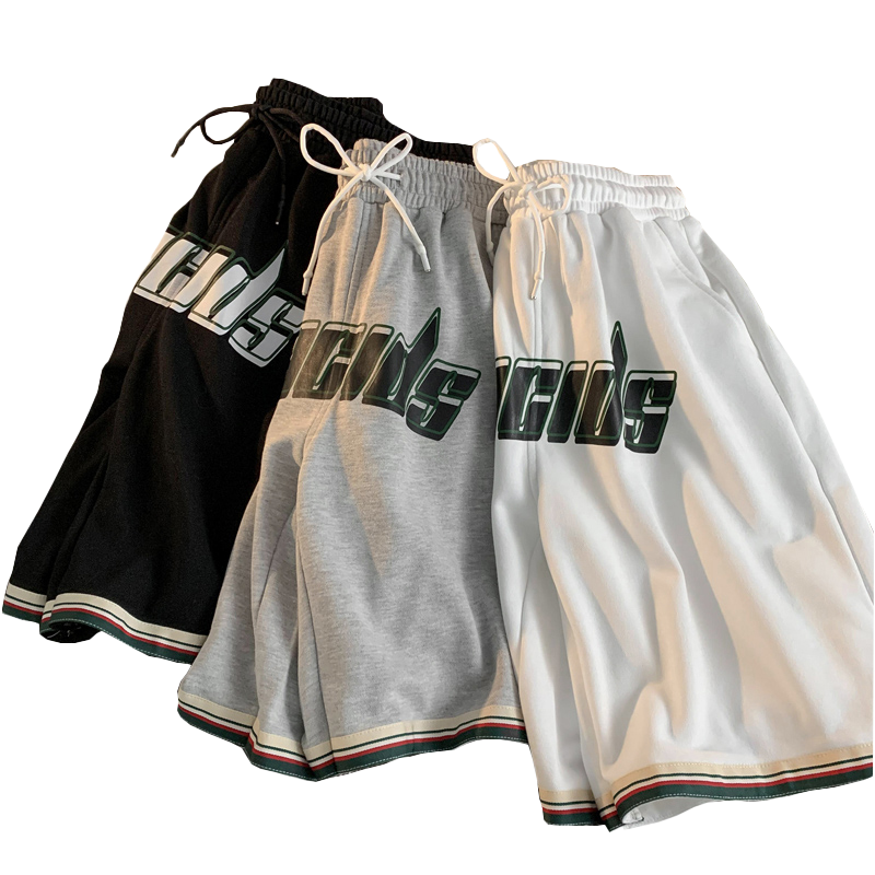 WOOG2005篮球运动短裤男宽松潮牌ins百搭休闲五分裤子夏季大裤衩